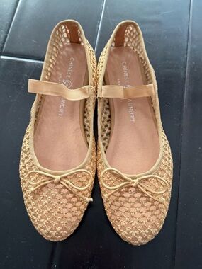 NWOT Chinese Laundry Woven Mesh Audrey Slip On Ballet Flats